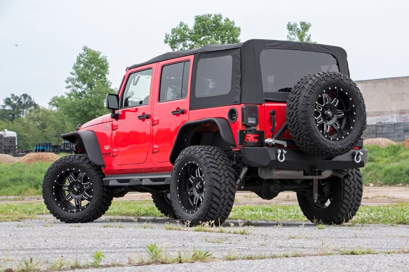 RC Soft Top | Replacement | Black | 4 Door | Jeep Wrangler Unlimited (10-18) (manufacturer page)