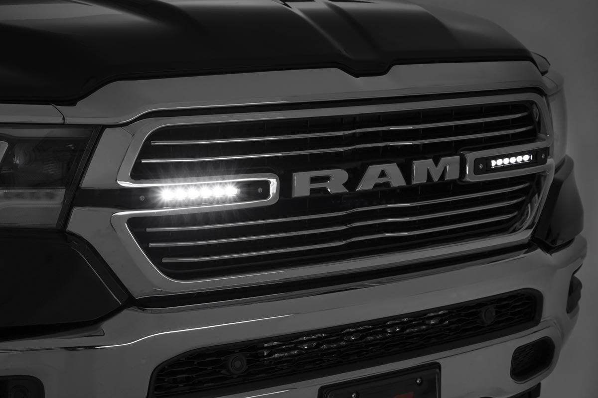Dual 6in LED Grille Kit | Black Slimline | Ram 1500 2WD/4WD (2019-2024) - Lighting & Acc (Image 5 of 6)