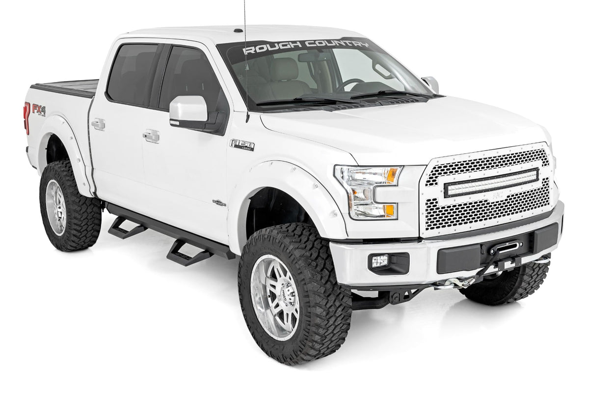 SRX2 Adj Aluminum Step | Crew Cab | Ford F-150/Lightning/F-250/F-350/Raptor (15-26) - Steps & Runningboard (Image 2 of 6)