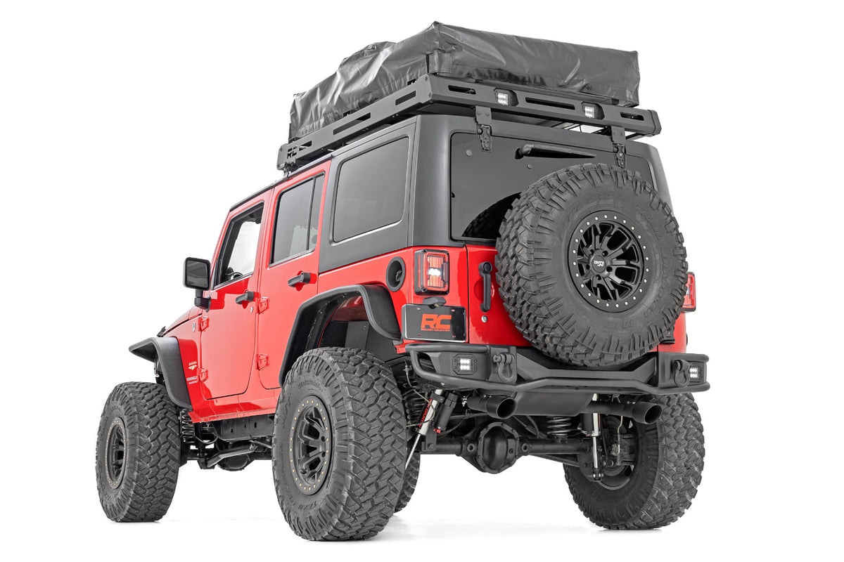 Rear Bumper | Tubular | Jeep Wrangler JK/Wrangler Unlimited  (2007-2018) - Bumpers (Image 4 of 6)