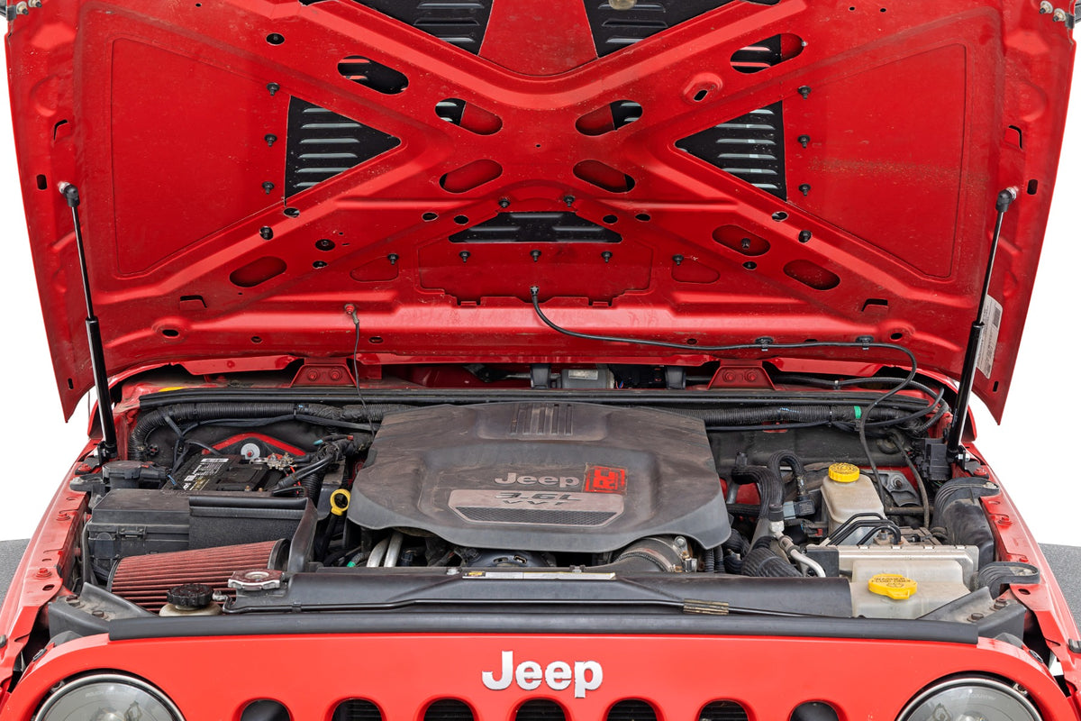Hood Struts | Hydraulic | Jeep Wrangler JK/Wrangler Unlimited  (2007-2018) - Jeep Add-Ons (Image 5 of 6)