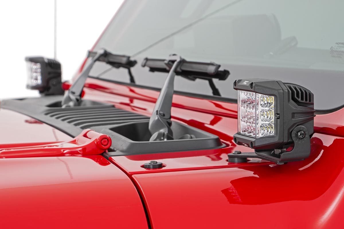 3 Inch Chrome Series LED Lights | Wide Angle Osram | Pair - Lighting & Acc (Image 6 of 6)