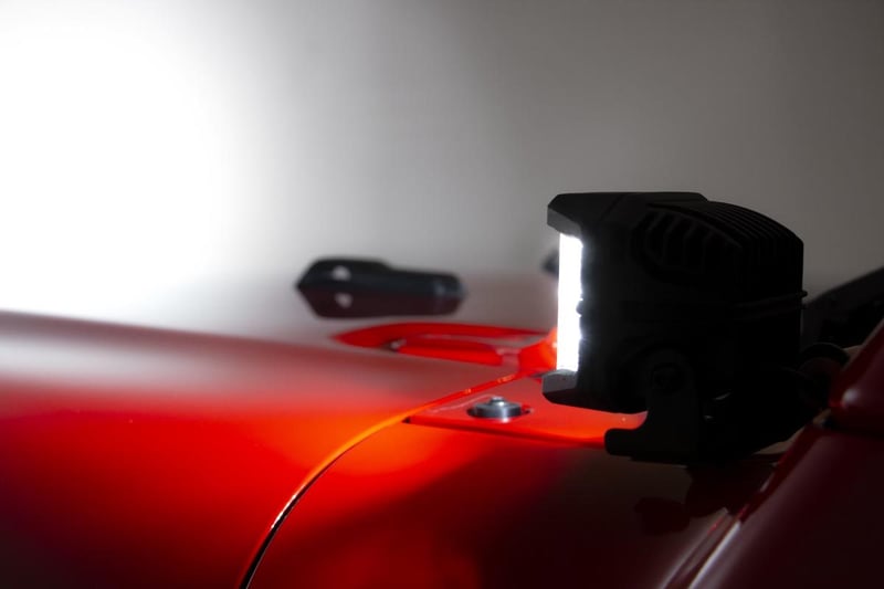 RC 3 Inch Chrome Series LED Lights | Wide Angle Osram | Pair (manufacturer page)