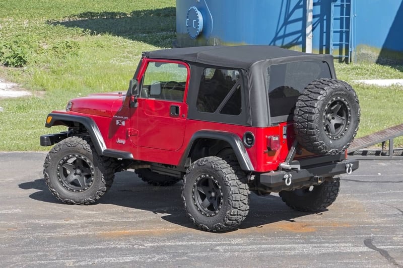 RC Soft Top | Replacement | Black | Full Doors | Jeep Wrangler TJ 4WD (97-06) (manufacturer page)