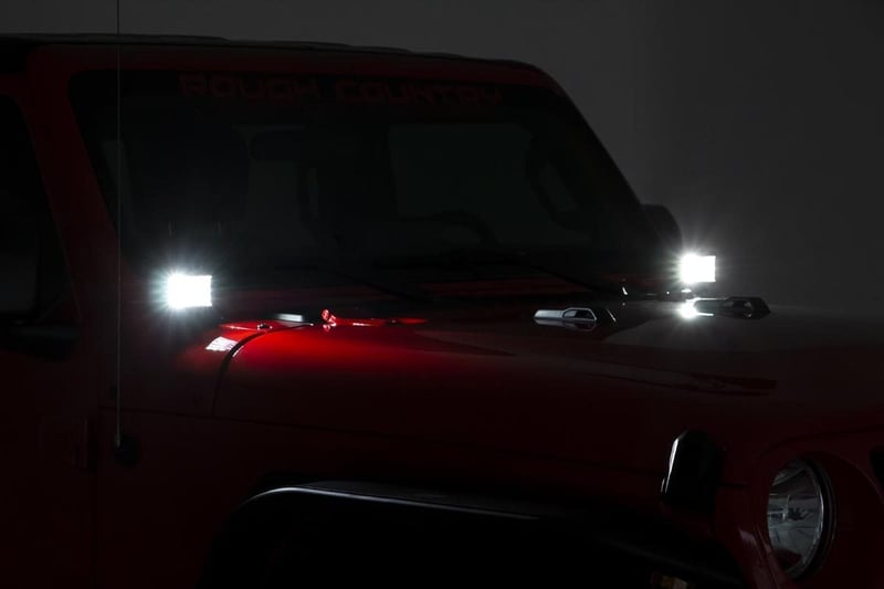 RC 3 Inch Chrome Series LED Lights | Wide Angle Osram | Pair (manufacturer page)