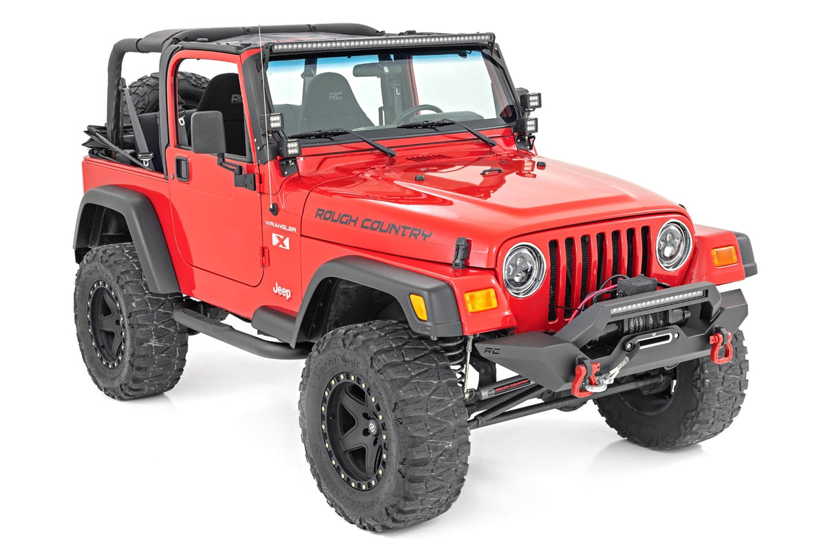 Nerf Bar | 3inch tube | Jeep Wrangler TJ (97-06)/Wrangler YJ (87-95) - Steps & Runningboard (Image 2 of 6)