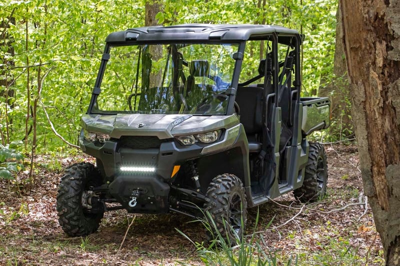 RC Vented Full Windshield | Scratch Resistant | Can-Am Defender HD 5/HD 8/HD 9/HD 10 (manufacturer page)