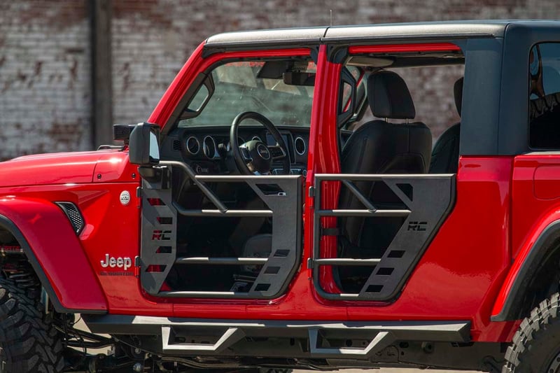 RC Tubular Doors | Front and Rear | Jeep Gladiator JT/Wrangler JL 4WD (18-26) (manufacturer page)