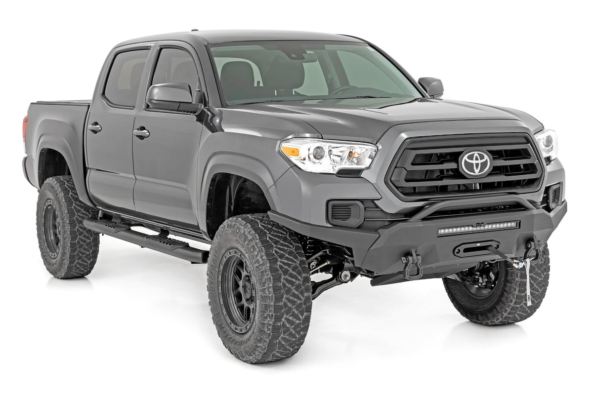 Oval Nerf Step | Double Cab | Black | Toyota Tacoma 2WD/4WD (2005-2023) - Steps & Runningboard (Image 2 of 6)