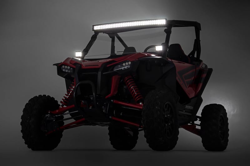 RC LED Light Kit | Cage Mount | 2" Black Pair | Honda Talon 1000 (manufacturer page)