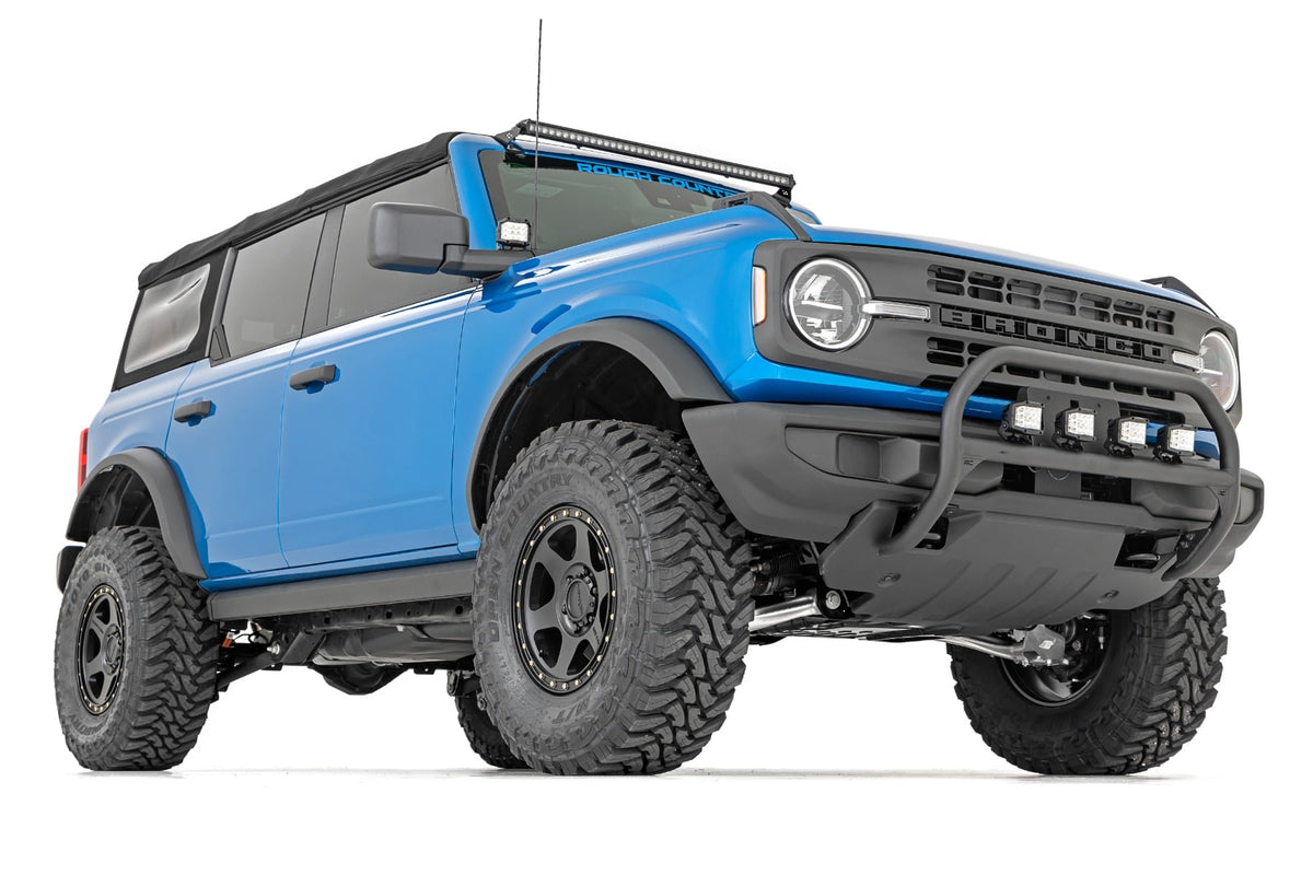LED Light Kit | Upper Windshield | 40" Black Single Row | Ford Bronco (21-26) - Lighting & Acc (Image 3 of 6)