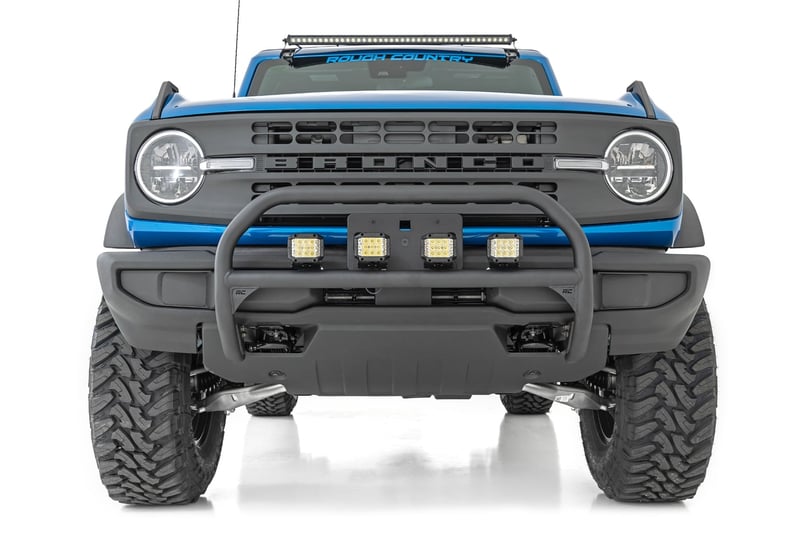 RC Nudge Bar | 20 Inch Black Single Row LED | Ford Bronco 4WD (2021-2026) (manufacturer page)
