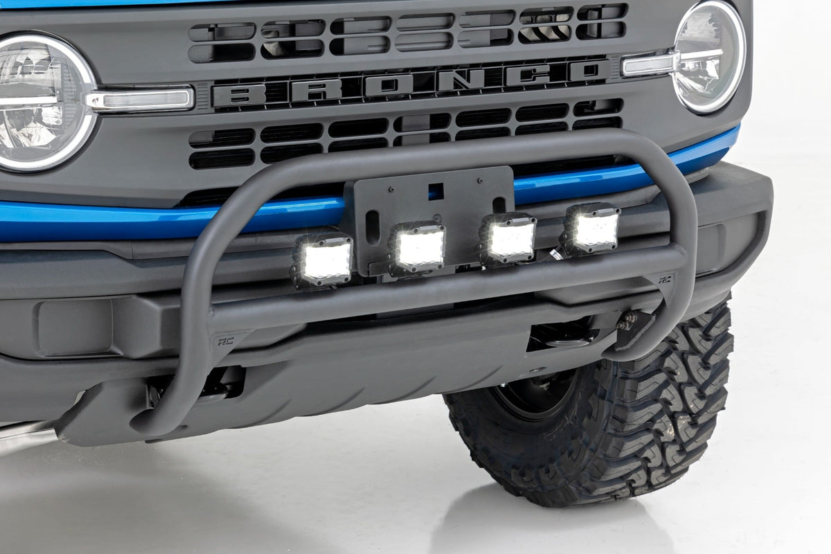 Nudge Bar | 20 Inch BLK DRL Single Row LED | Ford Bronco 4WD (2021-2026) - Bull Bars (Image 2 of 6)