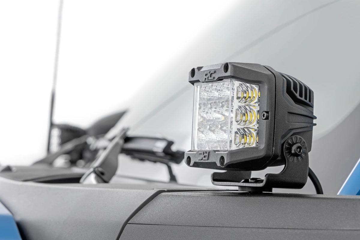 LED Light Kit | Ditch Mount | 2" Black Pair | Spot Pattern | Ford Bronco (21-26) - Lighting & Acc (Image 2 of 6)