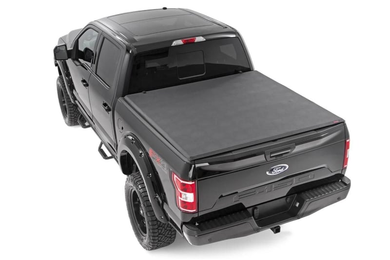 RC Soft Tri-Fold Bed Cover | 6'7" Bed | Ford F-150 (21-26)/F-150 Lightning (22-26) (manufacturer page)