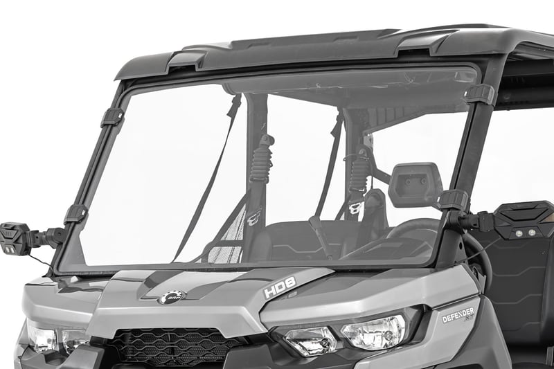RC Full Windshield | Scratch Resistant | Can-Am Defender HD 8/HD 9/HD 10 (manufacturer page)