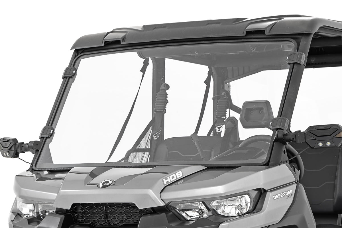 RC Vented Full Windshield | Scratch Resistant | Can-Am Defender HD 5/HD 8/HD 9/HD 10 (manufacturer page)