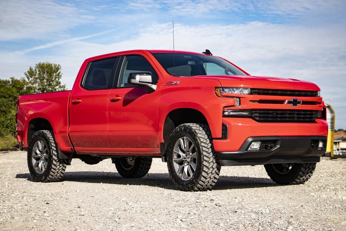 3.5 Inch Lift Kit | Rear Mono Leaf | Chevy Silverado 1500 2WD/4WD (2022-2024) - Susp Lift Kits 4wd (Image 4 of 6)