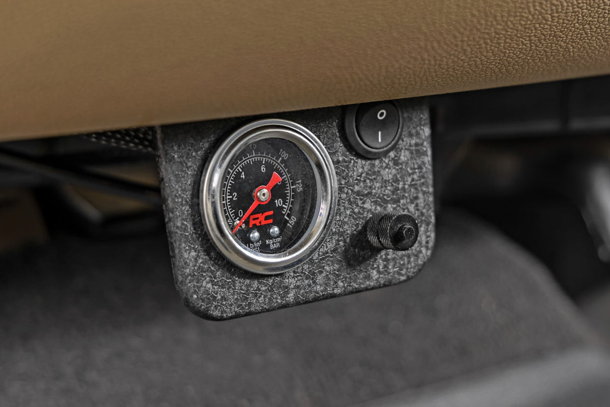 Onboard Air Bag Compressor Kit w/Gauge - Air Spring Kits (Image 3 of 6)