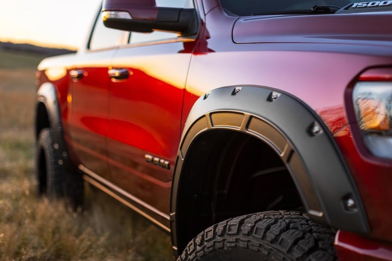 RC Defender Fender Flares | PSC Billet Silver | Ram 1500 2WD/4WD (2019-2024) (manufacturer page)