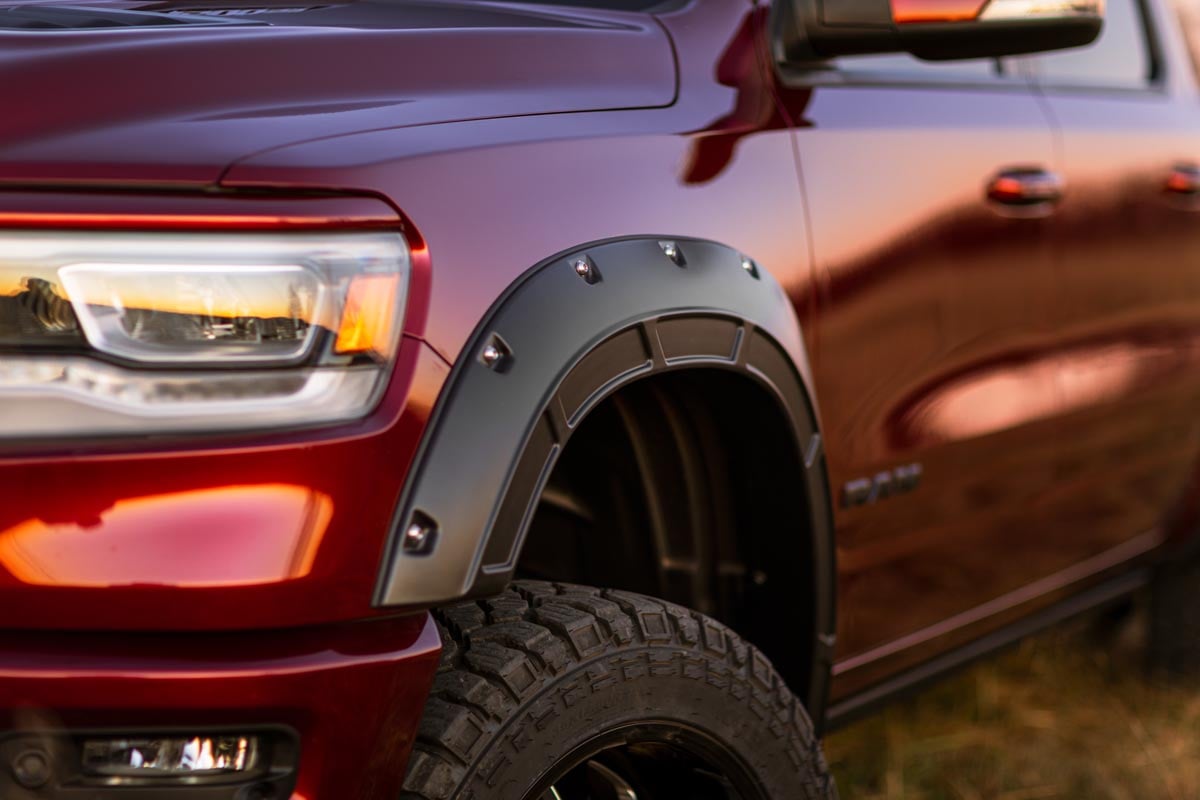 RC Defender Fender Flares | JSC Billet Silver | Ram 1500 2WD/4WD (2019-2024) (manufacturer page)