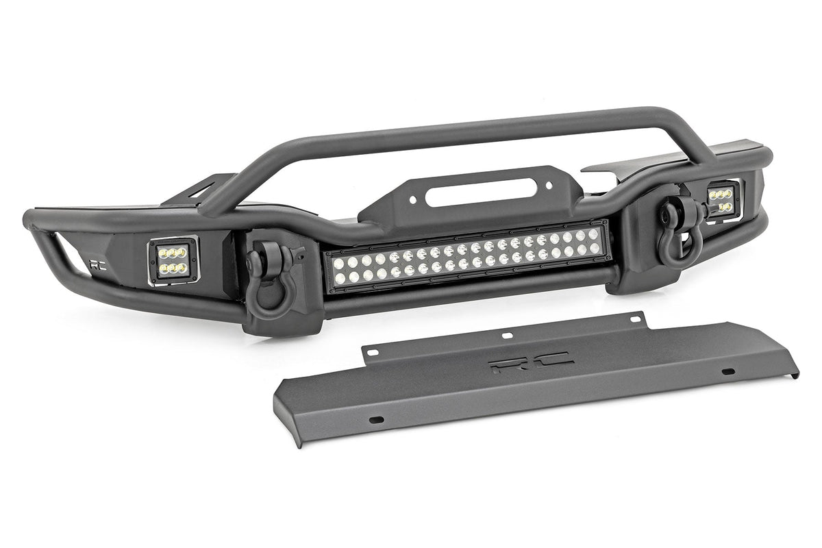 Front Winch Bumper | Tubular | Skid Plate | Jeep Gladiator JT/Wrangler JK & JL/Wrangler Unlimited - Bumpers (Image 2 of 6)