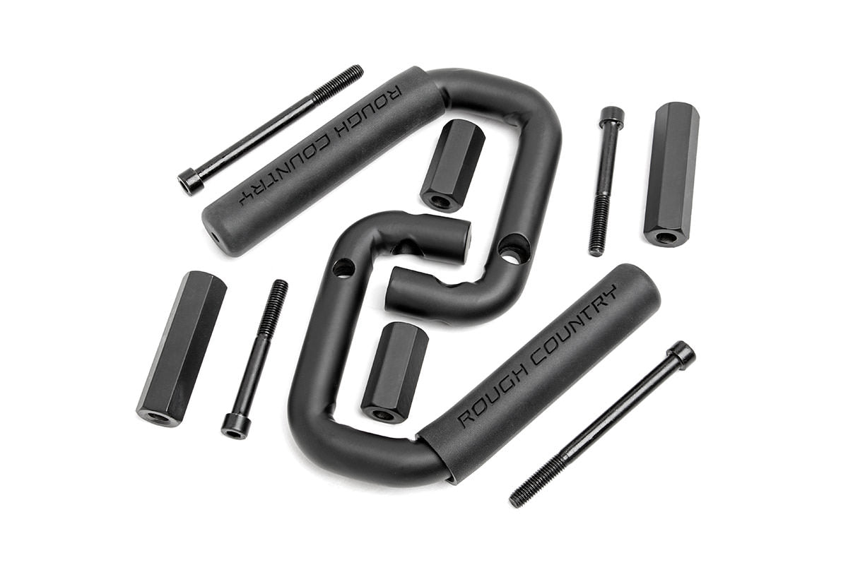 Grab Handles | Steel | Front | Black | Jeep Wrangler JK/Wrangler Unlimited (07-18) - Interior & Mats (Image 1 of 3)