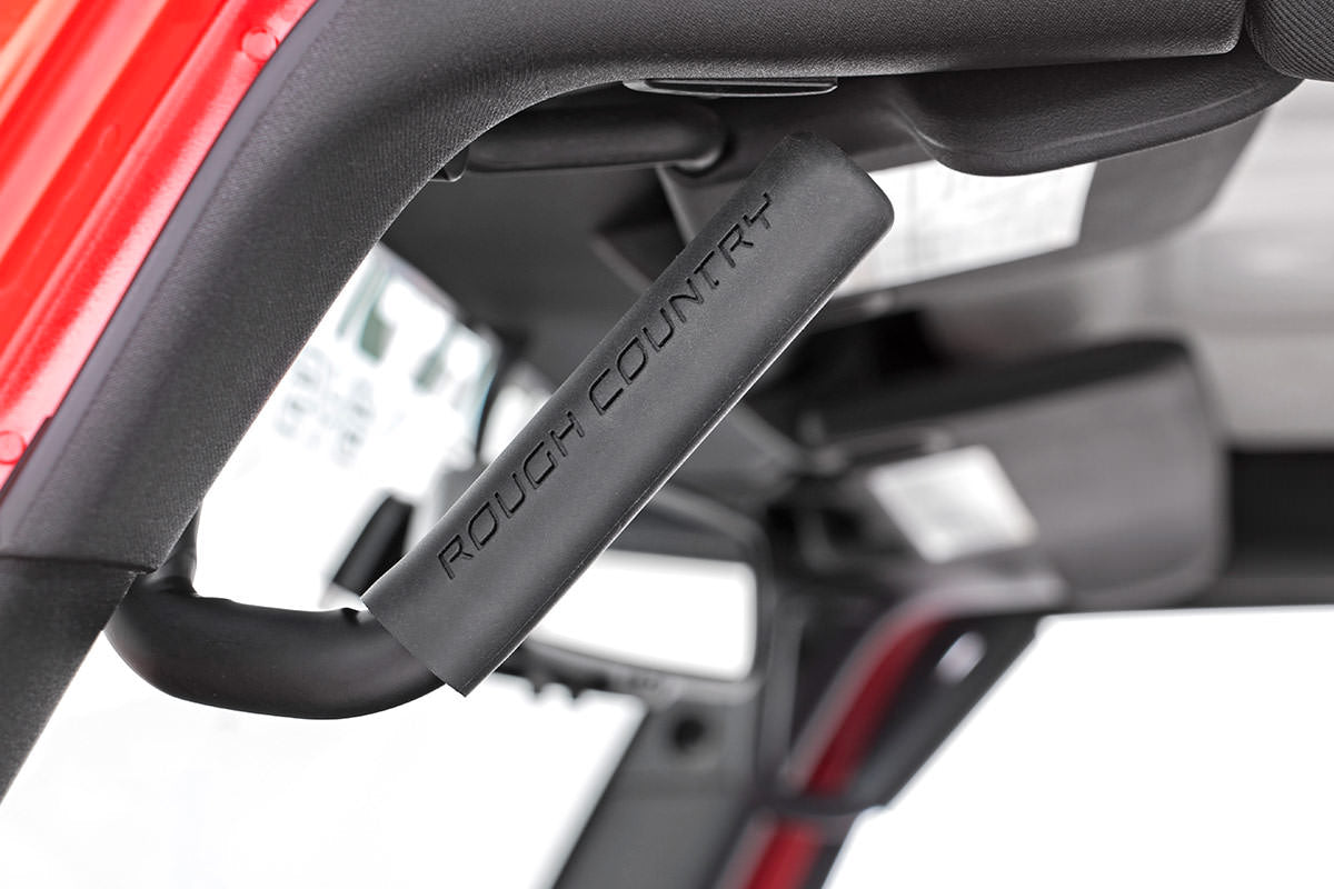 Grab Handles | Steel | FR & RR | Black | Jeep Wrangler JK/Wrangler Unlimited (07-18) - Interior & Mats (Image 3 of 5)