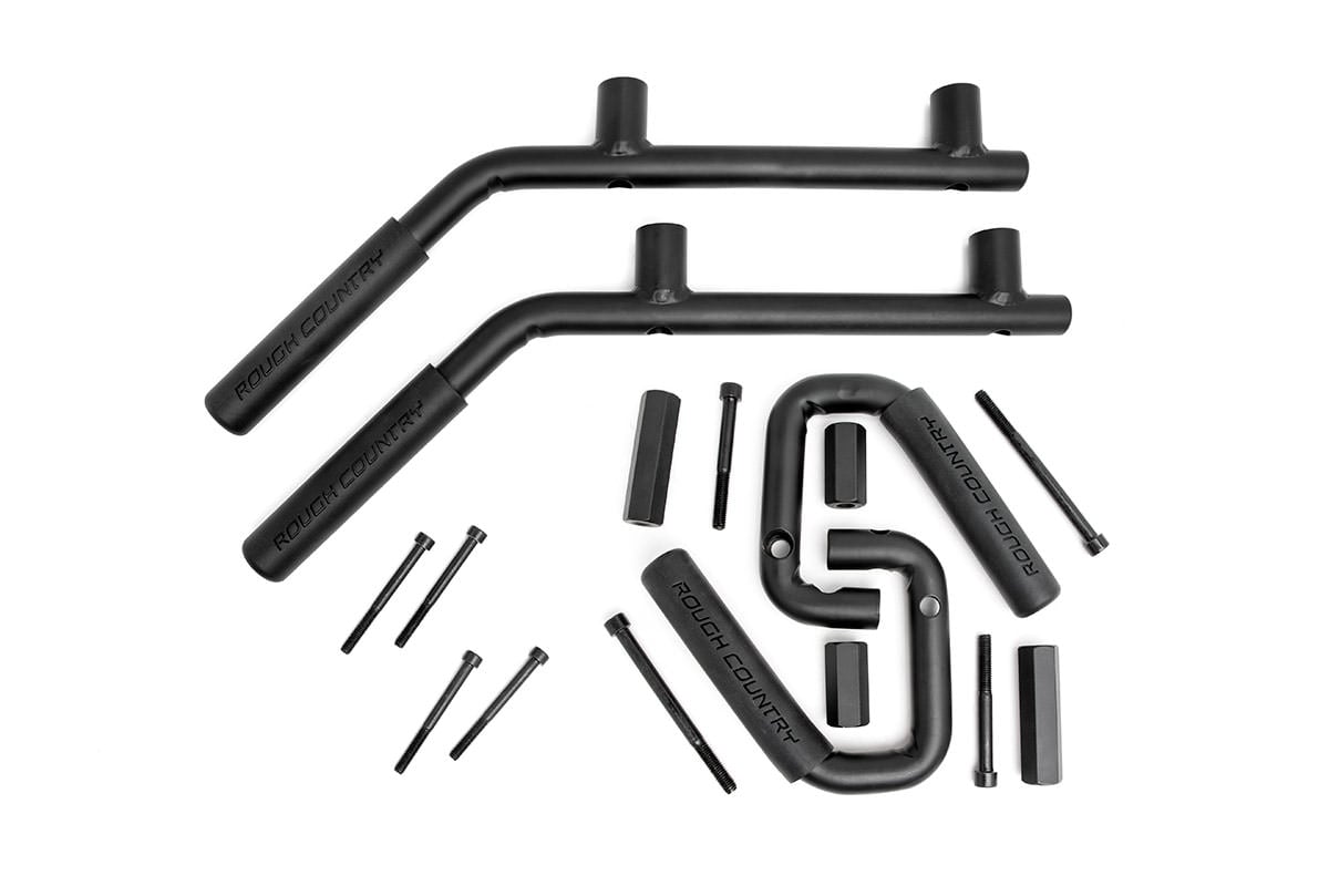 Grab Handles | Steel | FR & RR | Black | Jeep Wrangler JK/Wrangler Unlimited (07-18) - Interior & Mats (Image 1 of 5)