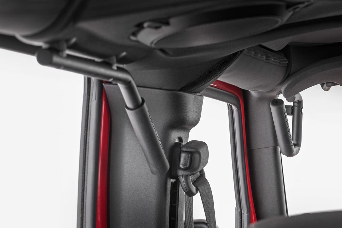 Grab Handles | Steel | FR & RR | Black | Jeep Wrangler JK/Wrangler Unlimited (07-18) - Interior & Mats (Image 5 of 5)