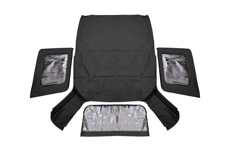 RC Soft Top | Replacement | Black | 2 Door | Jeep Wrangler JK 4WD (2007-2009) (manufacturer page)