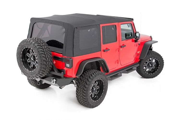 RC Soft Top | Replacement | Black | 2 Door | Jeep Wrangler JK 4WD (2010-2018) (manufacturer page)