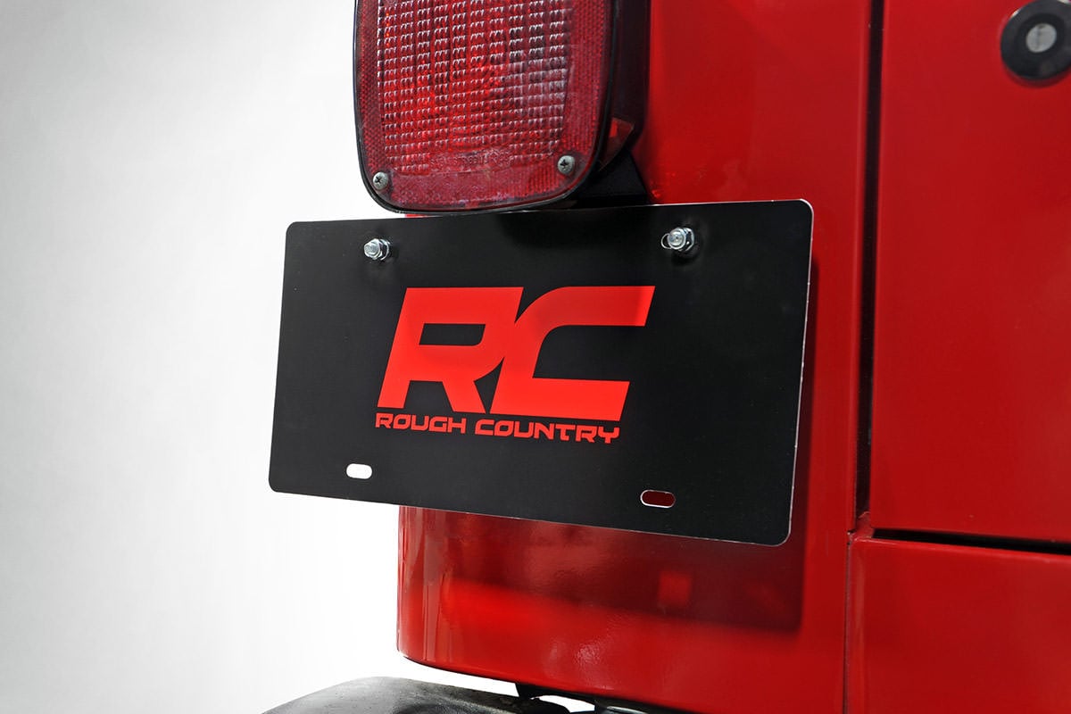 License Plate Adapter | Jeep Wrangler TJ (97-06)/Wrangler Unlimited (04-06) - Jeep Add-Ons (Image 3 of 3)