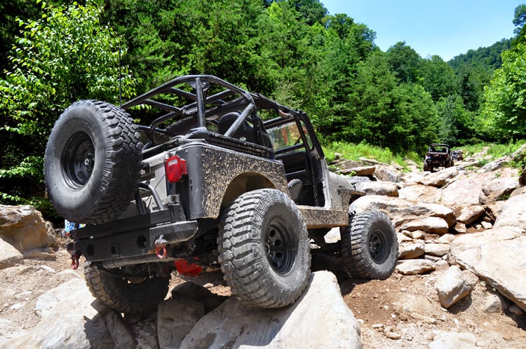 RC 4 Inch Lift Kit | Power Steer | Jeep Wrangler YJ 4WD (1987-1995) (manufacturer page)