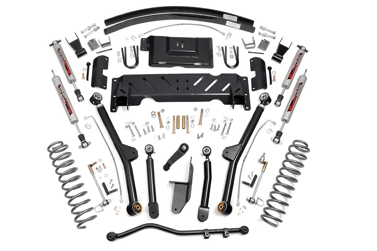 4.5 Inch Lift Kit | Long Arm | AAL | NP242 | Jeep Cherokee XJ 4WD (1984-2001) - Susp Lift Kits 4wd (Image 2 of 2)