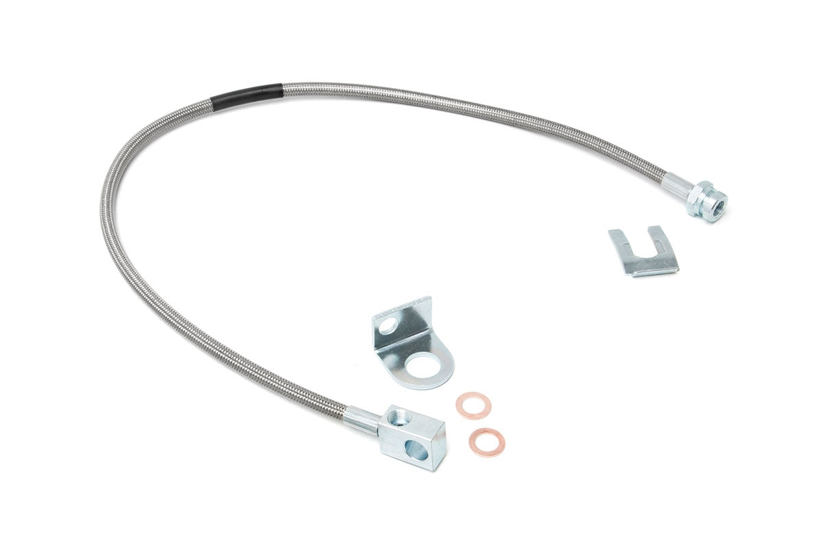 Rough Country 89703 Brake Line | Rear | 4-6 Inch Lift | Jeep Cherokee XJ/Wrangler TJ/Wrangler Unlimited - Image 1