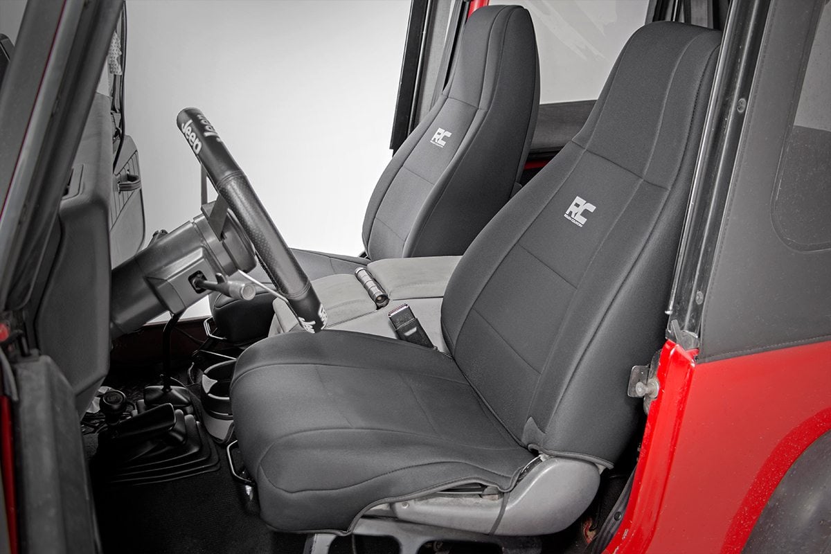 Seat Covers | Front and Rear | Jeep Wrangler YJ 4WD (1987-1990) - Interior & Mats (Image 2 of 3)