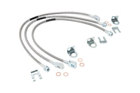 Jeep Front & Rear Stainless Steel Brake Lines | 4-6in Lifts (XJ/YJ/TJ) - Susp Accessories