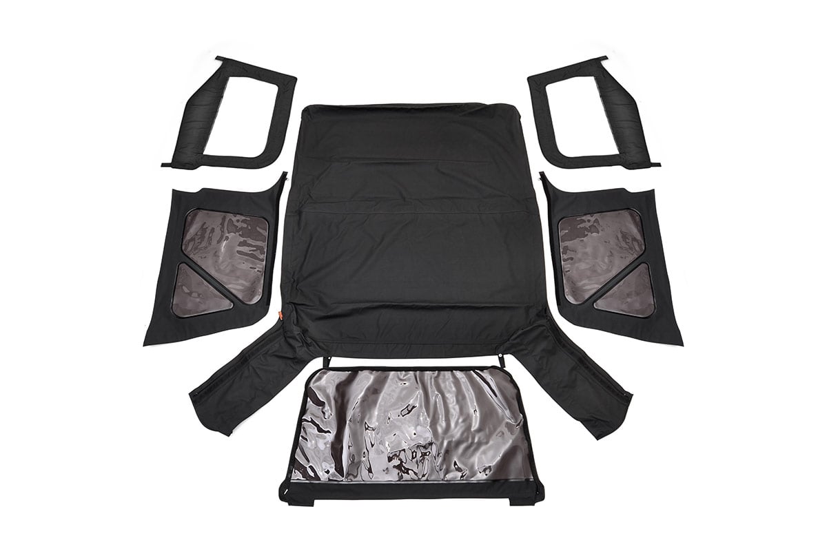 Soft Top | Replacement | Black | Half Doors | Jeep Wrangler TJ 4WD (97-06) - Jeep Tops (Image 2 of 2)