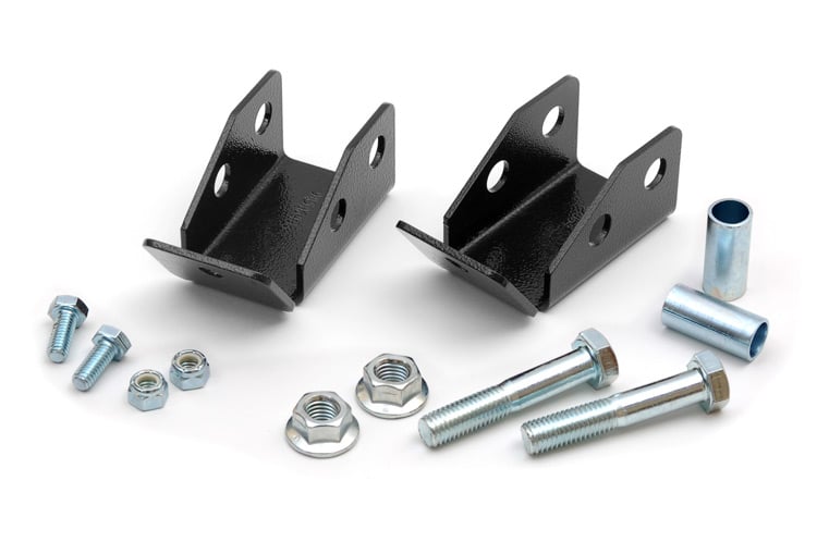 Shock Relocation Brackets | Rear | Jeep Wrangler TJ (97-06)/Wrangler Unlimited (04-06) - Susp Accessories