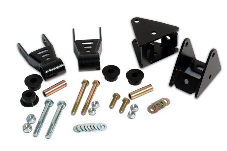 Front Shackle Reversal Kit | Jeep Wrangler YJ 4WD (1987-1995) - Jeep Add-Ons