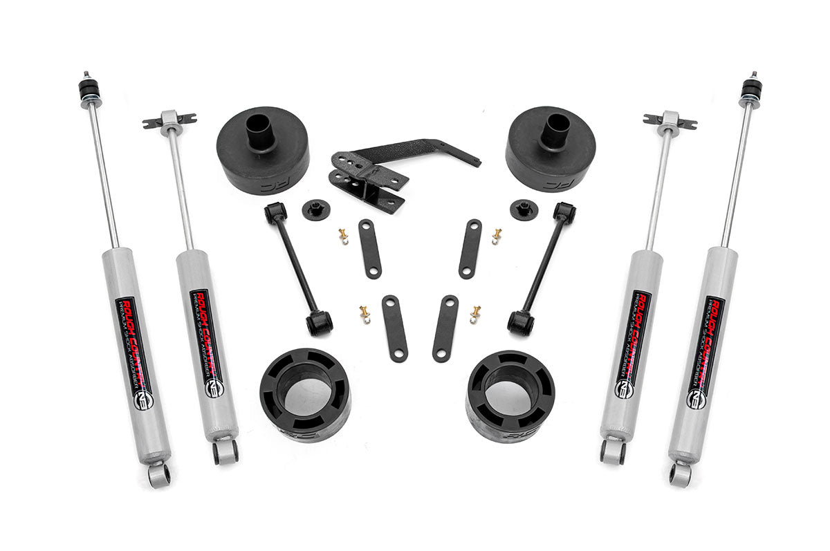 RC 2.5 Inch Lift Kit | Spacers | V2 | Jeep Wrangler JK/Wrangler Unlimited (07-18) (manufacturer page)