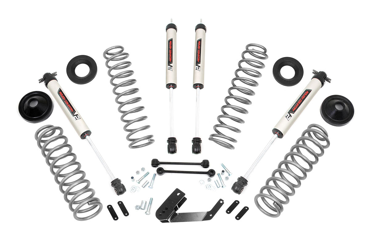 Rough Country 67670 3.25 Inch Lift Kit | V2 | Jeep Wrangler JK 4WD (2007-2018) - Image 1
