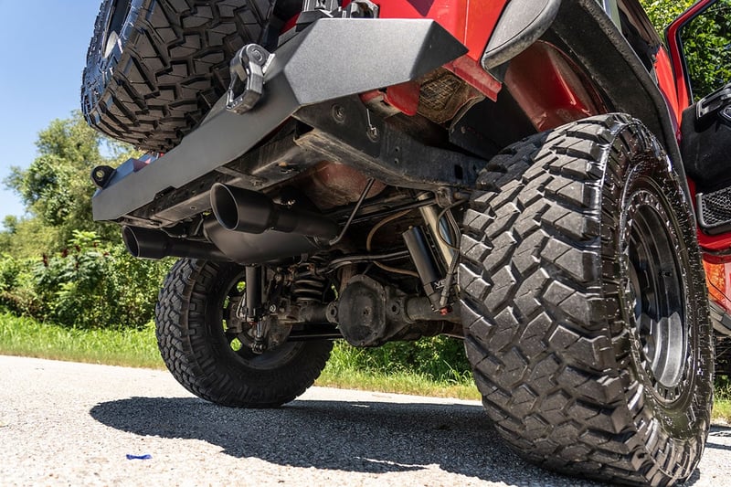 RC Performance Exhaust | Dual Outlet | Jeep Wrangler JK/Wrangler Unlimited (07-18) (manufacturer page)