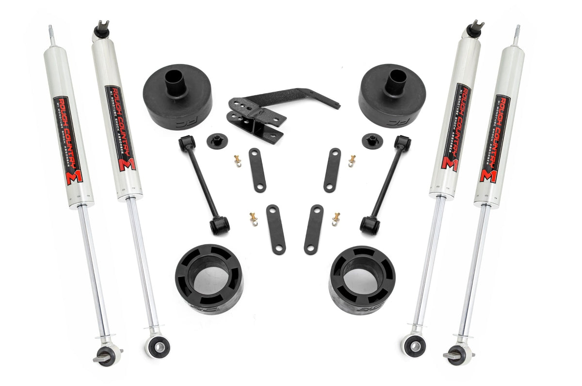 2.5 Inch Lift Kit | Spacers | M1 | Jeep Wrangler JK/Wrangler Unlimited  (07-18) - Susp Lift Kits 4wd