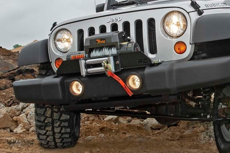 RC Winch Mounting Plate | Factory Bmpr | Jeep Wrangler JK/Wrangler Unlimited (07-18) (manufacturer page)