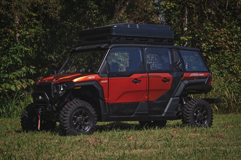 RC LED Light Kit | Front Mount | 2" Black Pair | Polaris XPEDITION XP (manufacturer page)