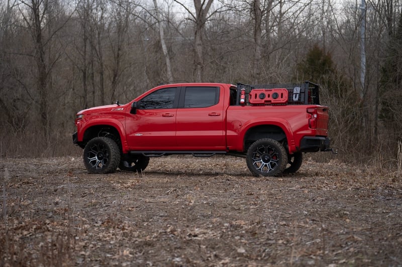 RC Bed Rack | Full Rack | Aluminum | Chevy Silverado 1500 2WD/4WD (2019-2026) (manufacturer page)