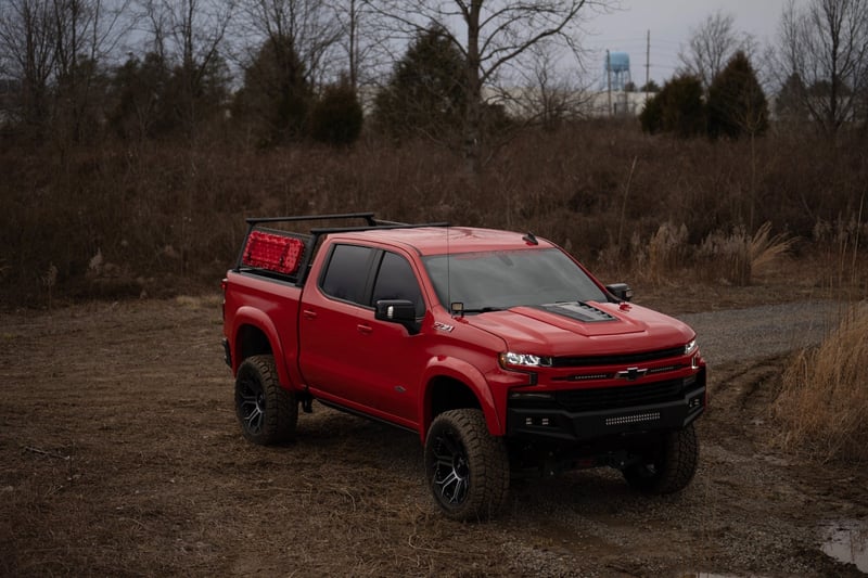 RC Bed Rack Molle Panel | Chevy Silverado 1500 2WD/4WD (2019-2026) (manufacturer page)