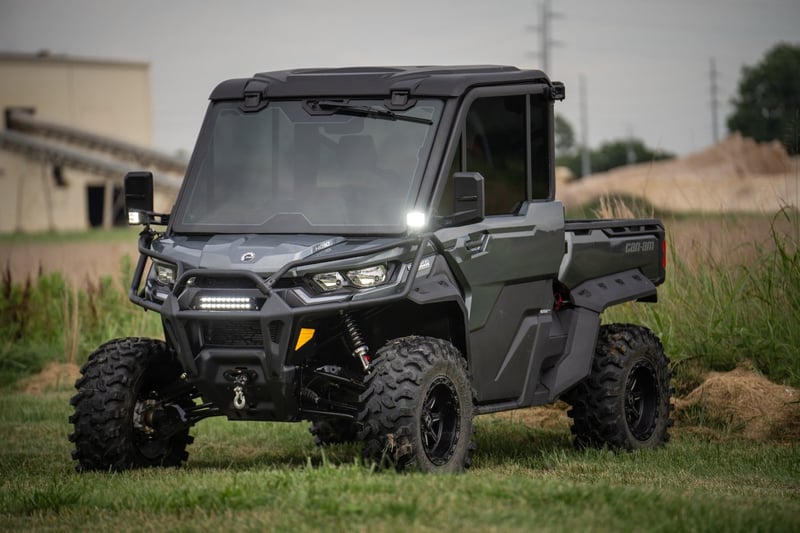 RC M1 Front Coil Over Shocks | Ride Height Adjust | Can-Am Defender MAX HD10/PRO HD10 (manufacturer page)